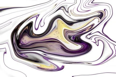 Purple Vortex Fluid Marble Art Stock Illustration