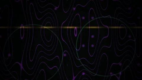 Purple Wave Abstract Background with Dynamic Motion Graphics for Tech Intros Stock Footage 343756856