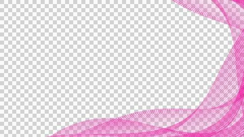 Purple wave abstract transparent Stock Illustration