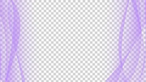 Purple wave abstract transparent Stock Illustration