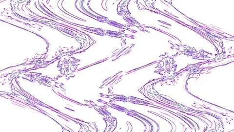Purple wave abstraction on a white background Video stock 128093338