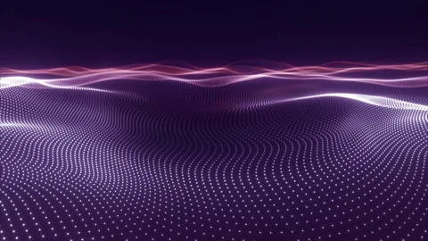 Purple wave background Stock Footage 296465508