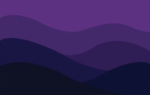 Purple wave element vector image for backdrop or presentation. Stock Illustration