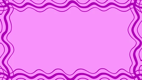 Purple wave frame Stock Footage 307852853