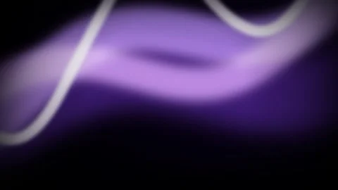 Purple wave glowing white line seamless loop motion background Stock Footage 343799460