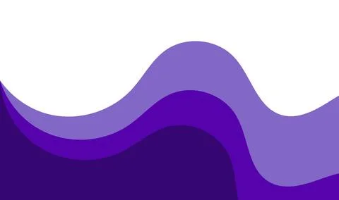 Purple Wave Layers  Abstract Gradient Flow Background Design Stock-Illustration