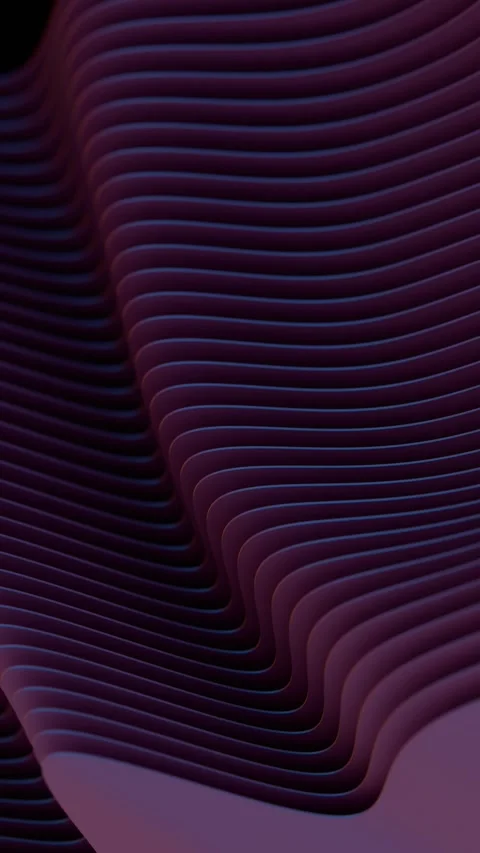 A purple wave pattern with a black background Stock Footage 309984525