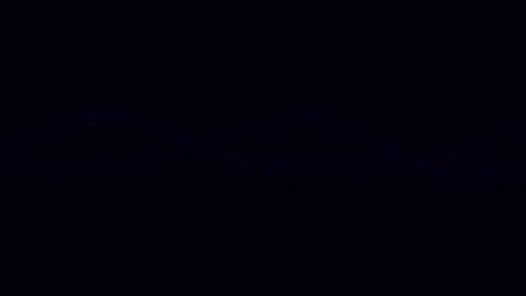 Purple Wave Shape Drifting Horizontally Across Black Vidéo 347983858