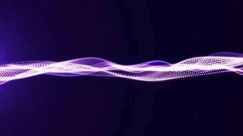 Purple waves background Stock Footage 283861880