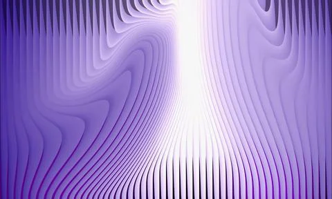Purple waves converging to infinity Stock Illustration