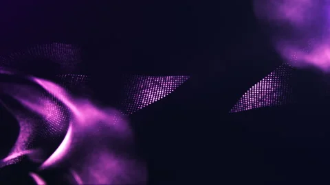 Purple Waves, Loop Stock Footage 194671313