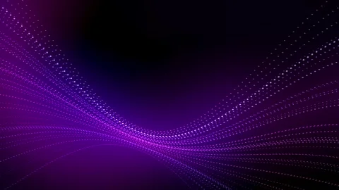 Purple waving dotted lines abstract background Stock Footage 335763397