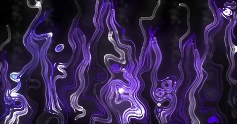 Purple Wavy Abstract Blobby Lines Background Stock Footage 83187809