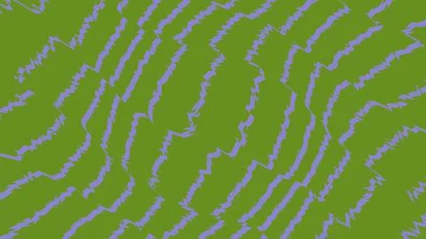 Purple wavy lines pattern on a green background 스톡 일러스트