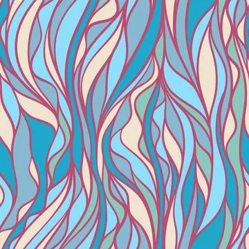 Purple wavy pattern Stock Illustration