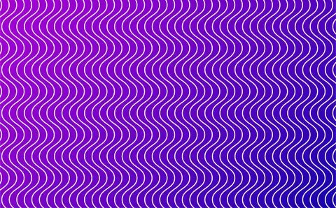 Purple Wavy Seamless Pattern Background With White Curved Lines And Modern .. Stock Illustration