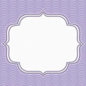Purple Wavy Stripes Frame Background Stock Illustration