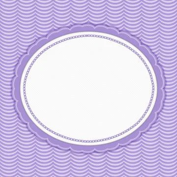 Purple Wavy Stripes Frame Background Stock Illustration