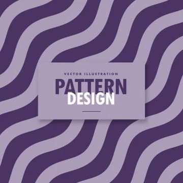 Purple wavy stripes vector background Illustrazione stock