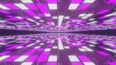 Purple white abstract panel 3d-image render Stock Illustration