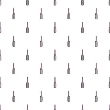 Purple wine bottles repeating as a flat background pattern Stockillustratie