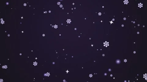 Purple winter background featuring falling white snowflakes with sparkling .. Видео 340917591