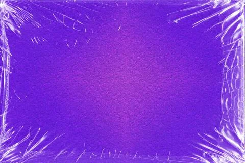 Purple wrapped in plastic wrapper. Illustrazione stock