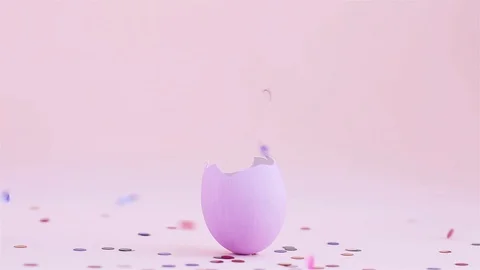 Purple_egg Stock Footage 127592633