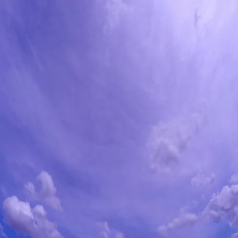 Purply Sky And Some Clouds Stock Footage 69504902