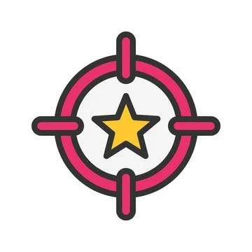 Purpose Icon Image. Illustrazione stock