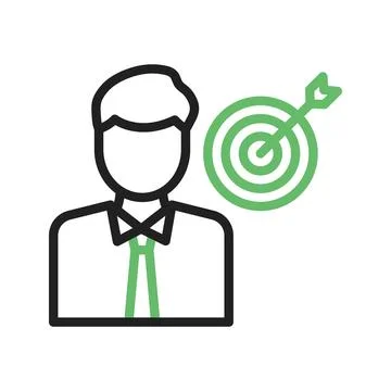 Purpose icon vector image. Illustrazione stock