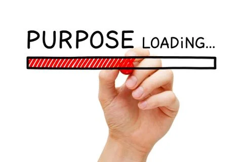 Purpose Loading Bar Concept 스톡 사진