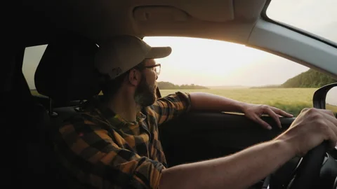 Purposeful farmer inspecting agricultural fields Stock Footage 273245689