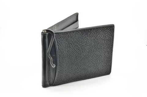 Purse with clip for notes Foto stock