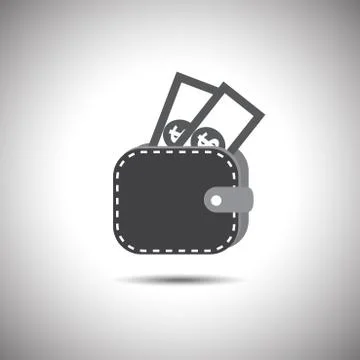 Purse icon Stock Illustration