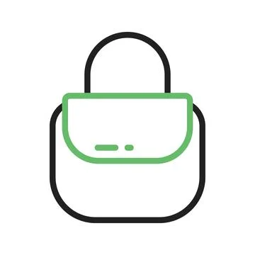 Purse icon vector image. Stock Illustration