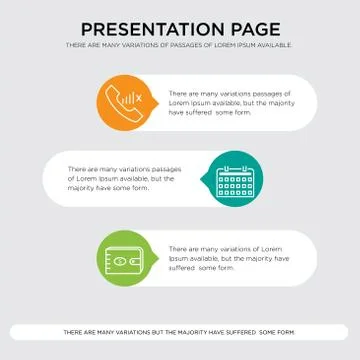 Purse, keyboard, slow network presentation Stock Illustration