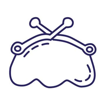 Purse line icon Stock Illustration
