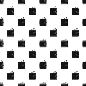 Purse pay pattern seamless vector 스톡 일러스트