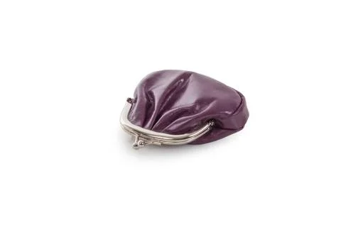 Purse on white Stock Photos