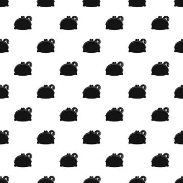 Purse woman pattern seamless vector Illustrazione stock