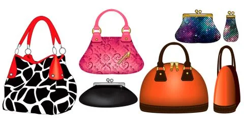 Purses Stock Illustration