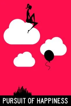Pursuit of happiness Stock Illustration