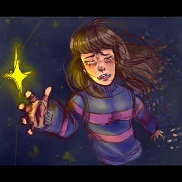 In pursuit of the star Illustrazione stock