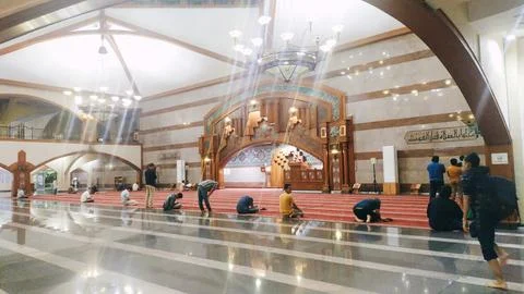 The Pusdai mosque in West Java Stock Photos