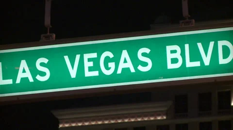 Push and Pull on Las Vegas BLVD Stock Footage 35517069