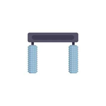 Push up bars allowing you to exercise at home or gym Stock Illustration