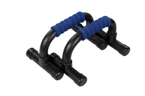 Push-up bars isolated on white Stock Photos