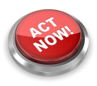 Push Button - Act Now Stock Illustration