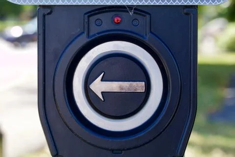 Push Button with Arrow Stock Photos